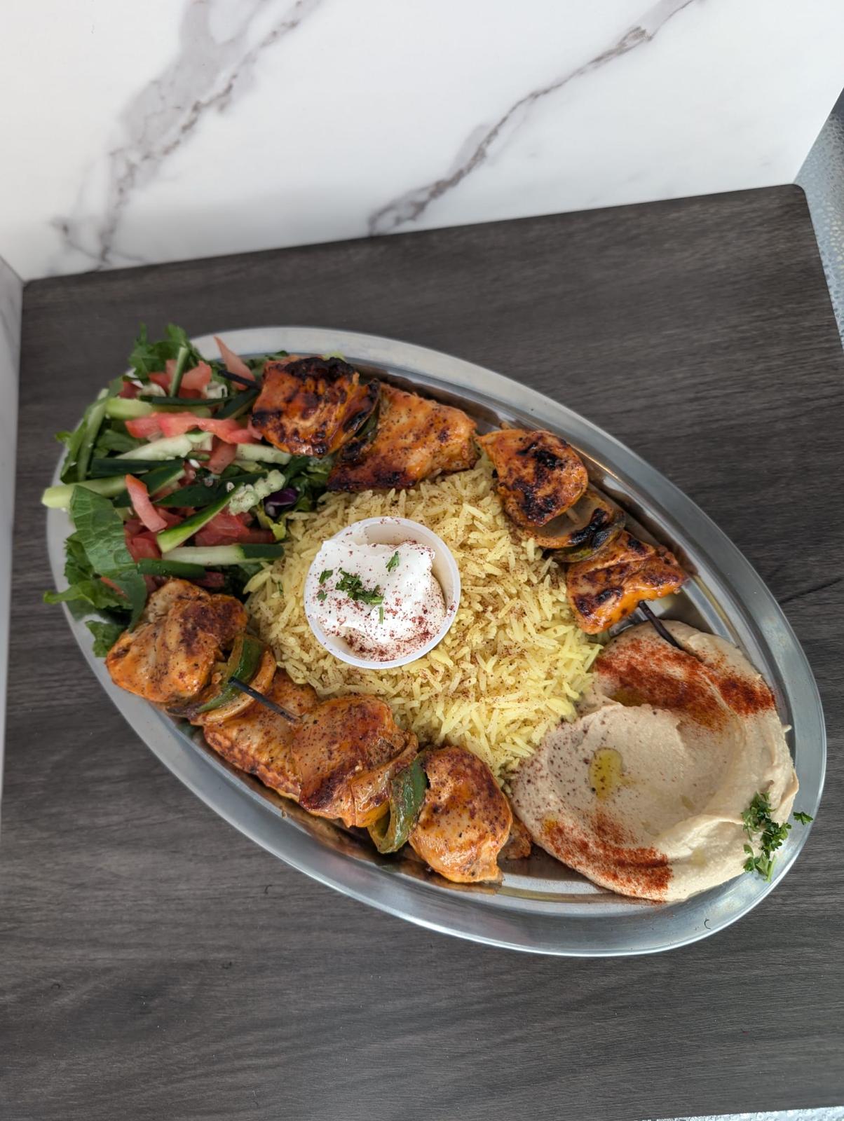 Chicken Kabob Entree