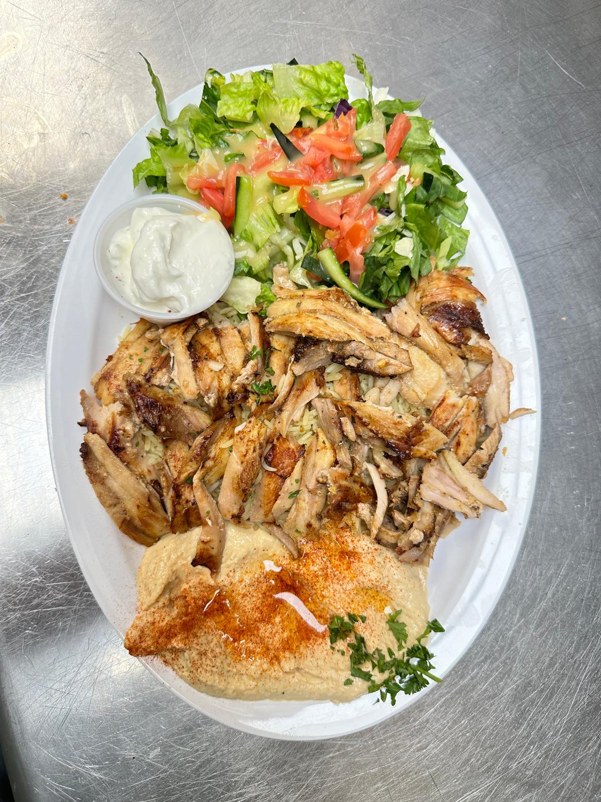 chicken shawarma entree